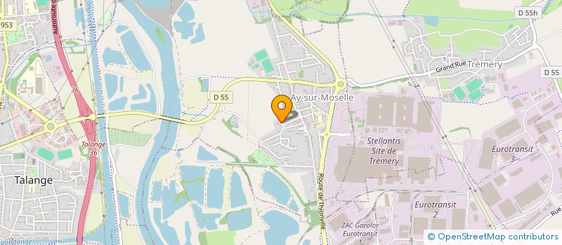 localisation de l'entreprise SCI LORRAINE  AY-SUR-MOSELLE