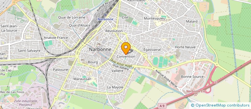 localisation de l'entreprise SCI LORRAINE  NARBONNE