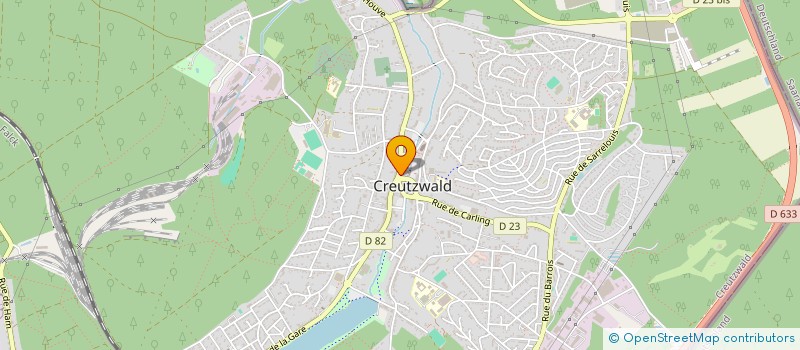 localisation de l'entreprise SCI LORRAINE  CREUTZWALD