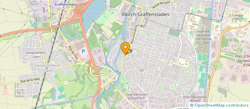 localisation de l'entreprise SCI LORRAINE  ILLKIRCH-GRAFFENSTADEN