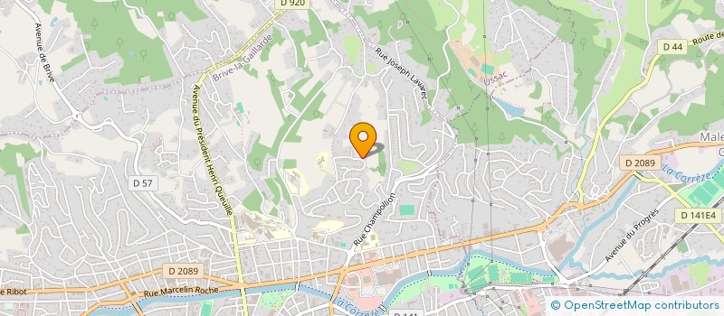 localisation de l'entreprise SCI LORRAINE  BRIVE-LA-GAILLARDE