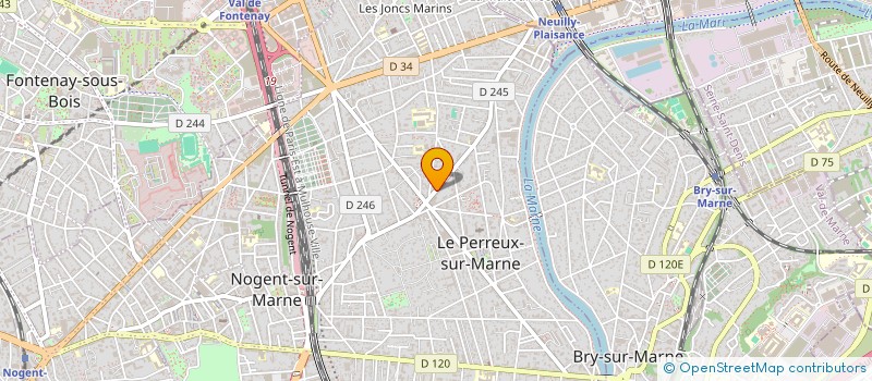 localisation de l'entreprise SCI LORRAINE-CONSTANCE  LE PERREUX-SUR-MARNE