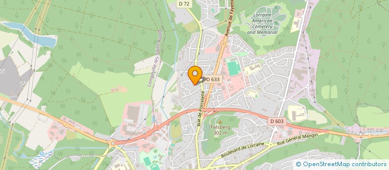 localisation de l'entreprise SCI LORRAINE SPORTIVE  SAINT-AVOLD