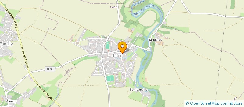 localisation de l'entreprise SCI LORRE  THAON