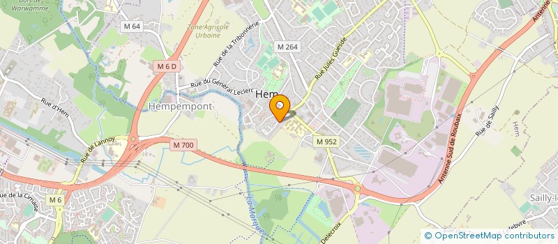 localisation de l'entreprise SCI LORRS 1  HEM