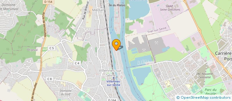localisation de l'entreprise SCI LORUNALD  VILLENNES-SUR-SEINE