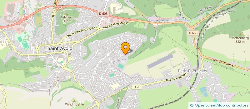 localisation de l'entreprise SCI LORWAN  VALMONT