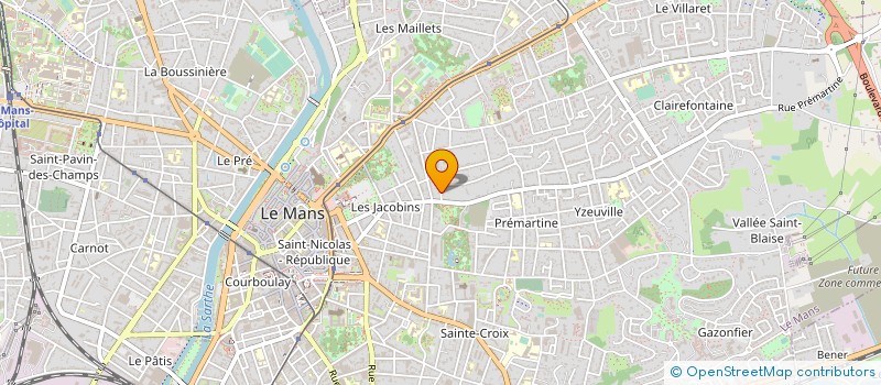 localisation de l'entreprise SCI LORY  LE MANS