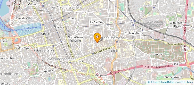 localisation de l'entreprise SCI LORY  MARSEILLE