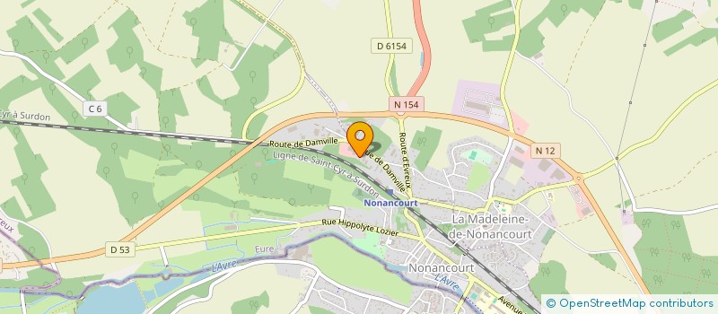 localisation de l'entreprise SCI LORY DRONIOU ET FILS  NONANCOURT