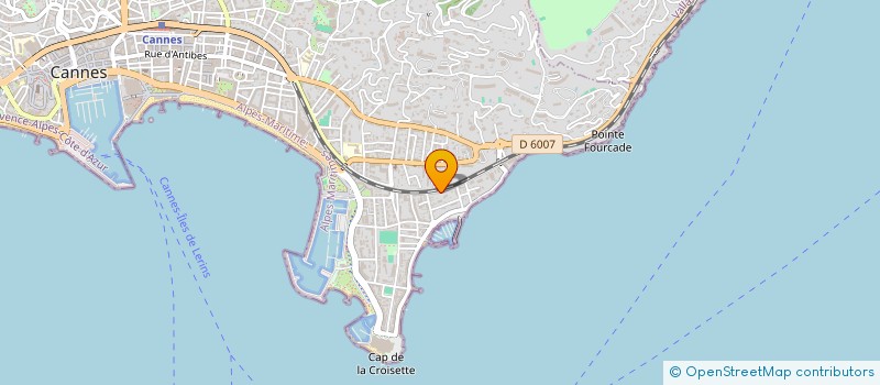 localisation de l'entreprise SCI LORYLA à CANNES