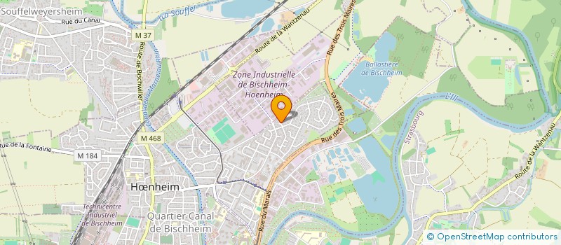 localisation de l'entreprise SCI LORYNE  HNHEIM