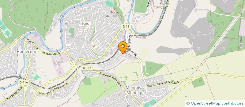 localisation de l'entreprise SCI LORYS  JUF