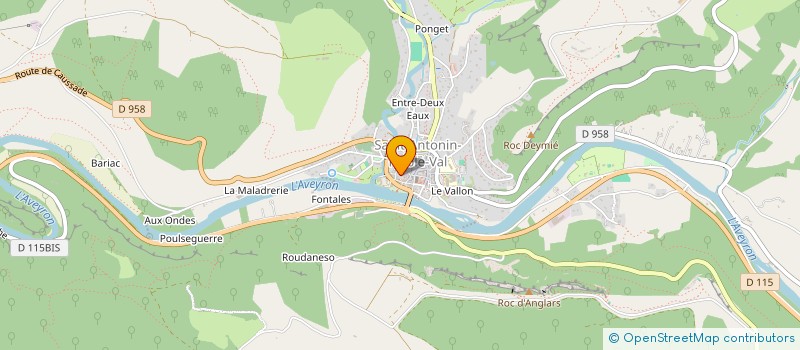 localisation de l'entreprise SCI LOS AMICS  SAINT-ANTONIN-NOBLE-VAL