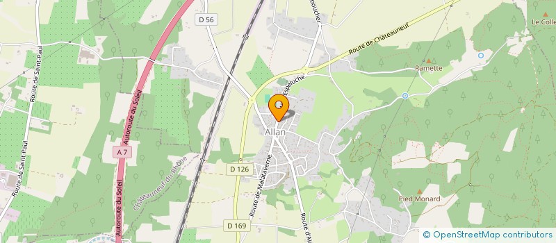 localisation de l'entreprise SCI LOS COQUITOS  ALLAN