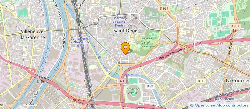 localisation de l'entreprise SCI LOS GATOS à SAINT-DENIS