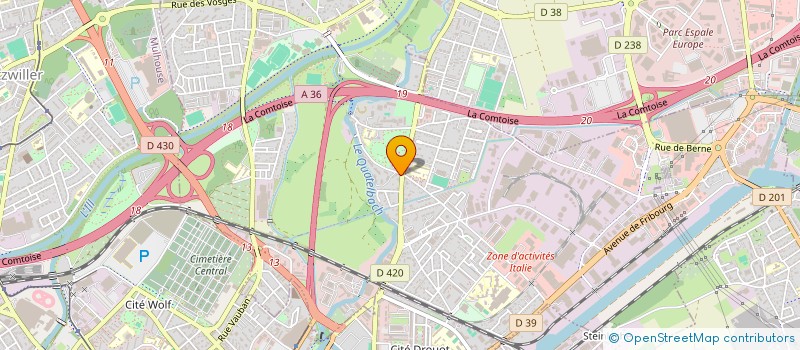 localisation de l'entreprise SCI LOS GRINGOS  ILLZACH