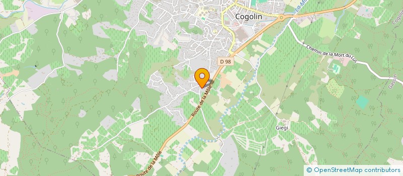 localisation de l'entreprise SCI LOS PITUFOS  COGOLIN