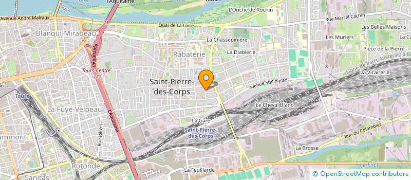 localisation de l'entreprise SCI LOS REYES  SAINT-PIERRE-DES-CORPS