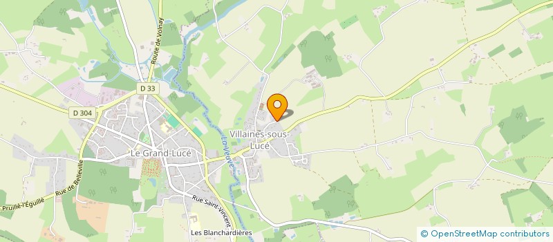 localisation de l'entreprise SCI LOSA  VILLAINES-SOUS-LUCE