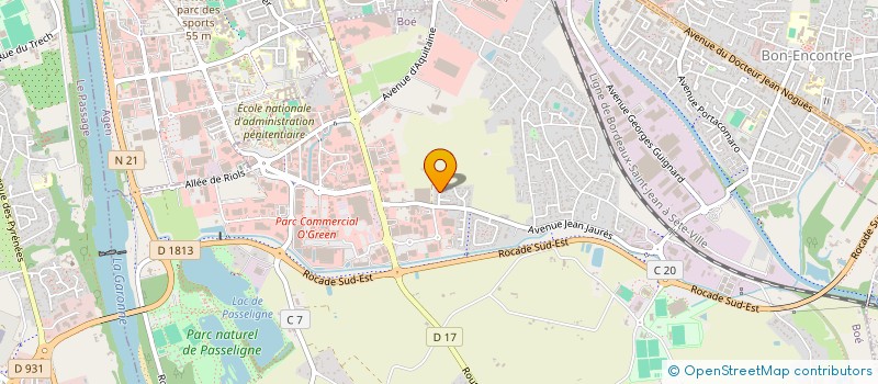 localisation de l'entreprise SCI LOSA  TONNEINS