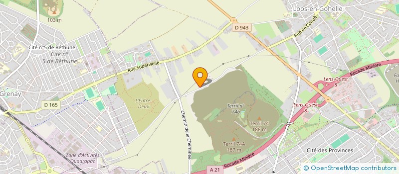 localisation de l'entreprise SCI LOSAMA  LOOS-EN-GOHELLE