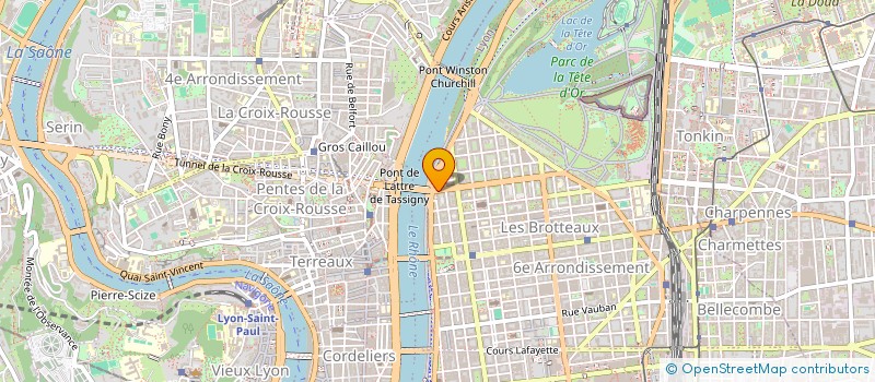 localisation de l'entreprise SCI LOSANGE  LYON