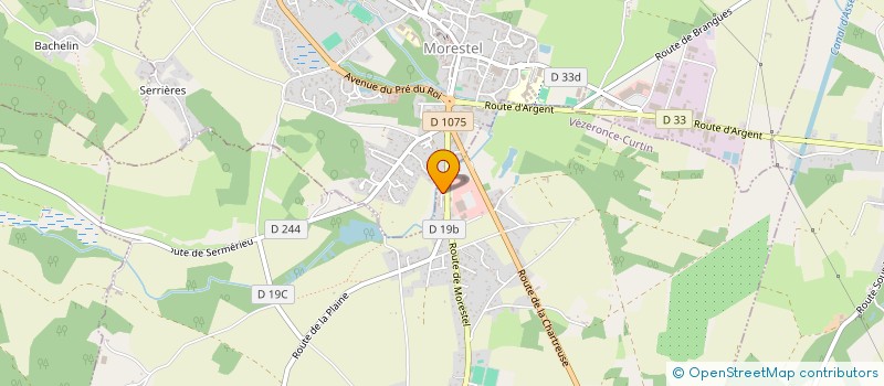 localisation de l'entreprise SCI LOSAPA  VEZERONCE-CURTIN