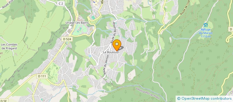 localisation de l'entreprise SCI LOSCUN  SAINT-MARTIN-D'URIAGE