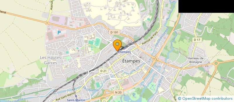 localisation de l'entreprise SCI LOSEILLE  ETAMPES