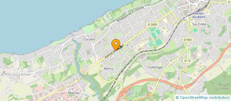 localisation de l'entreprise SCI LOSG à THONON-LES-BAINS