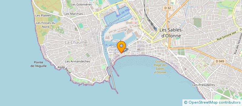 localisation de l'entreprise SCI LOSIBEN à LES SABLES D'OLONNE