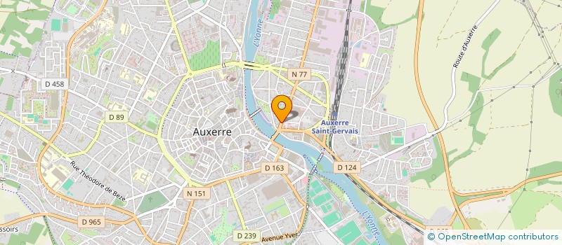 localisation de l'entreprise SCI LOSO à AUXERRE