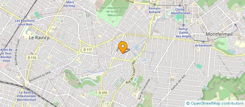localisation de l'entreprise SCI LOSSING à GAGNY