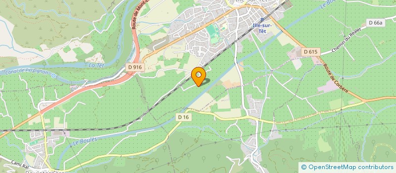 localisation de l'entreprise SCI LOSSOIS DANEY CALVIERE  ILLE-SUR-TET