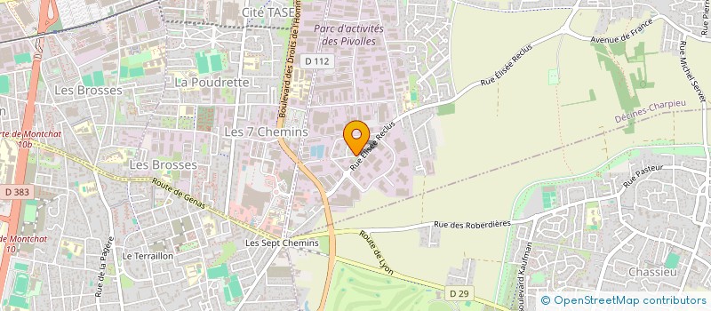 localisation de l'entreprise SCI LOSTA  DECINES-CHARPIEU