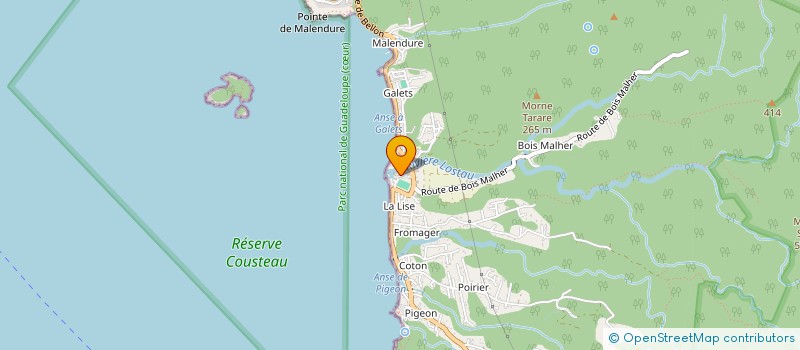 localisation de l'entreprise SCI LOSTAU à BOUILLANTE