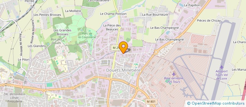 localisation de l'entreprise SCI LOT 12 ZI LA MILLETIERE  TOURS