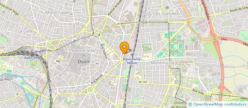 localisation de l'entreprise SCI LOT 142 BAT B 16 RUE GRAY à DIJON