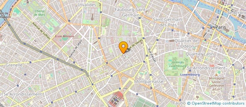 localisation de l'entreprise SCI LOT 566 IMM SINCENY RUE SEVRES  PARIS