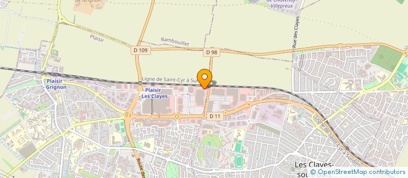 localisation de l'entreprise SCI LOT A1 PARIS NORD II  PLAISIR