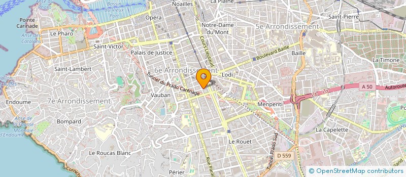 localisation de l'entreprise SCI LOT N° 50 DU CYRANO à MARSEILLE