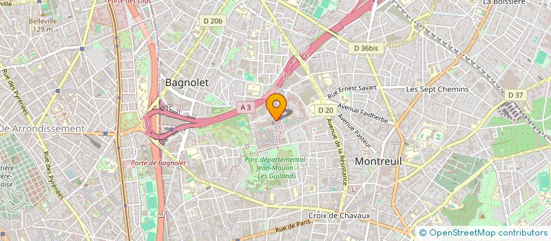localisation de l'entreprise SCI LOTADI DU 1SQ JEAN PIERRE TIMBAUD à MONTREUIL