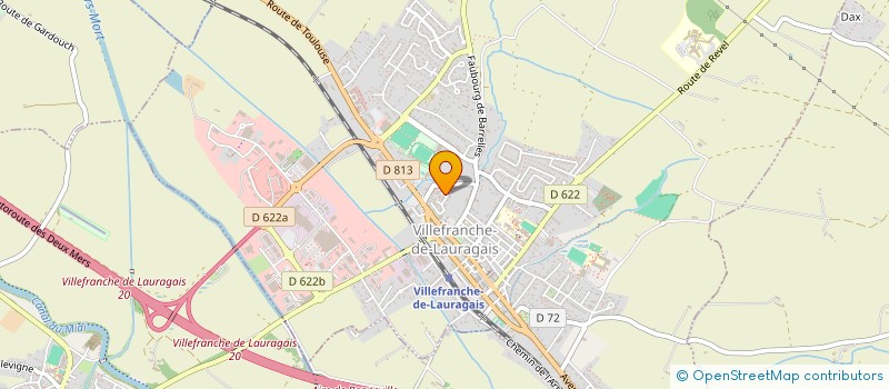 localisation de l'entreprise SCI LOTHEANO  VILLEFRANCHE-DE-LAURAGAIS