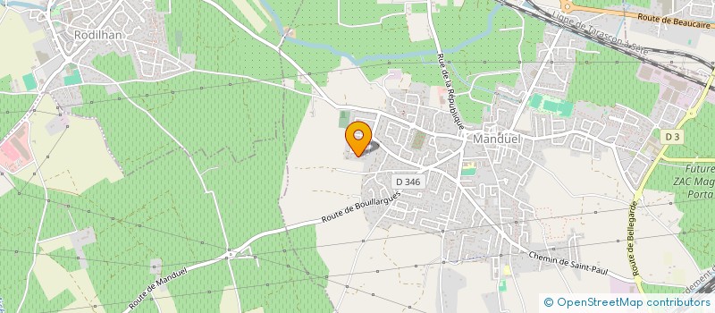 localisation de l'entreprise SCI LOTHEMA  MANDUEL