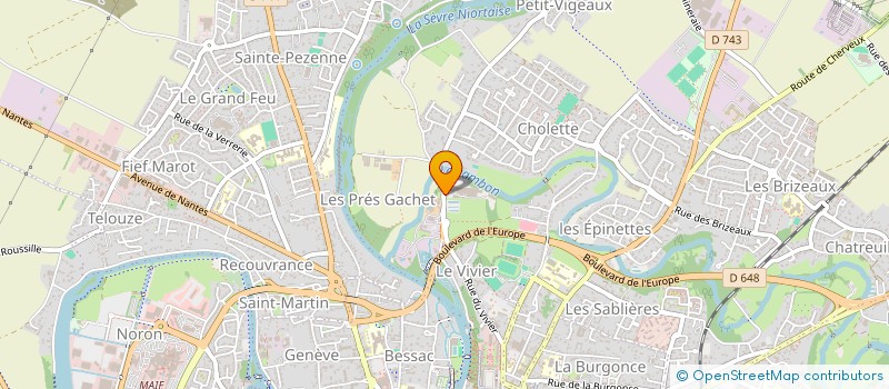 localisation de l'entreprise SCI LOTHIS  NIORT