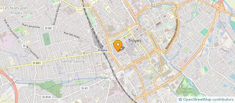 localisation de l'entreprise SCI LOTIM à TROYES