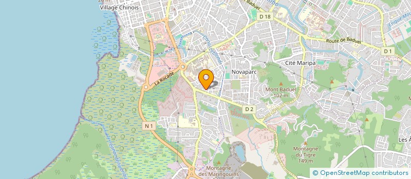 localisation de l'entreprise SCI LOTIS  CAYENNE