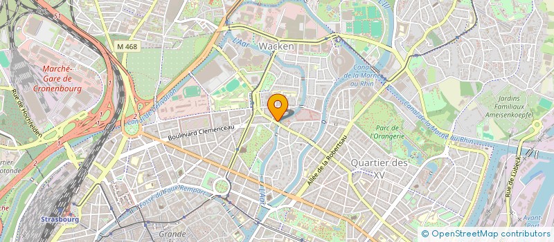 localisation de l'entreprise SCI LOTISS KANTZACKER DAMBACH  STRASBOURG