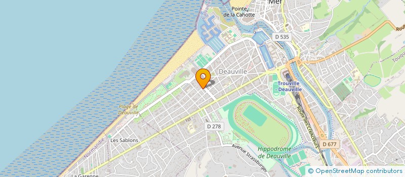 localisation de l'entreprise SCI LOTISSA à DEAUVILLE